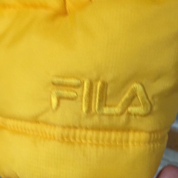 Yellow FILA sleeveless puffer jacket - Picture 5 of 7